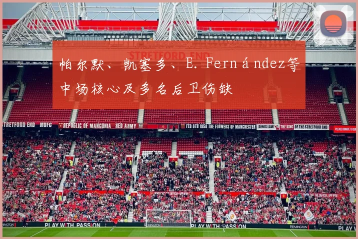 帕尔默、凯塞多、E. Fernández等中场核心及多名后卫伤缺