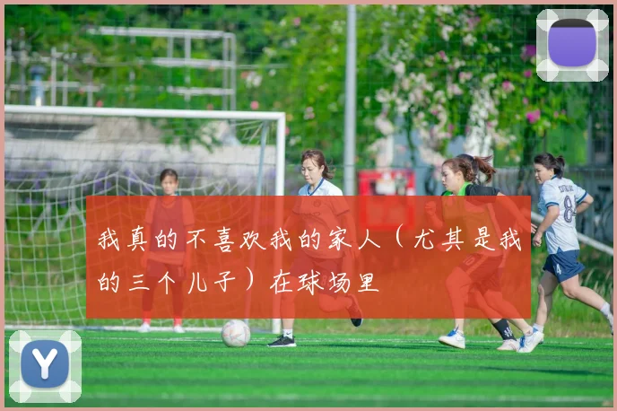 我真的不喜欢我的家人（尤其是我的三个儿子）在球场里